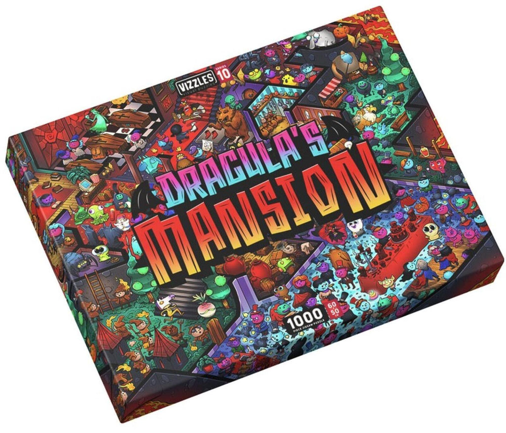 Vizzles: Dracula's Mansion Puzzle (1000pc Jigsaw) Board Game