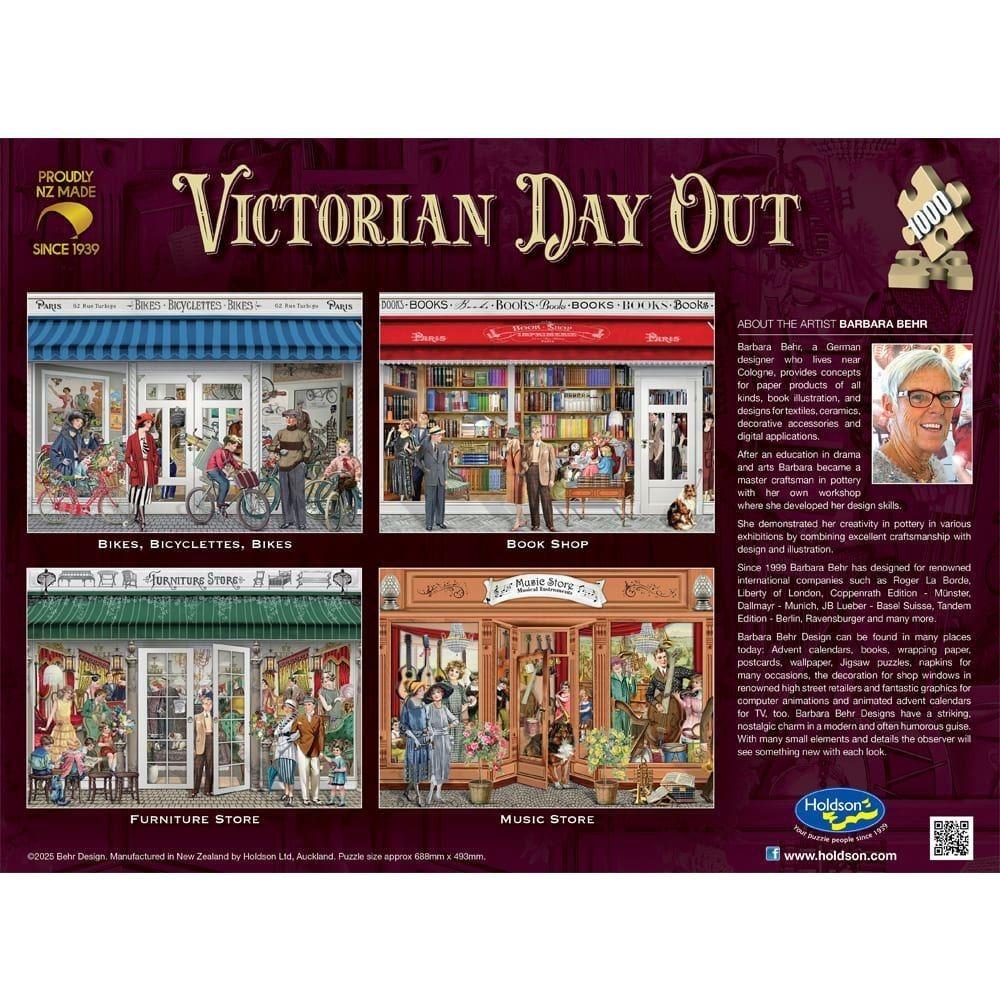 Victorian Day Out: Music Store - Puzzle (1000pc Jigsaw) Board Game