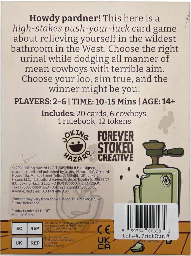 Texas Hold It Board Game