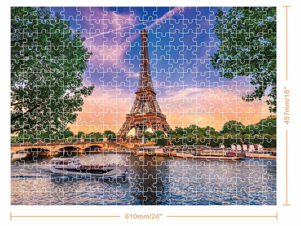 Hinkler: Eiffel Tower, Paris, France - Large Piece Puzzle (300pc Jigsaw) Board Game
