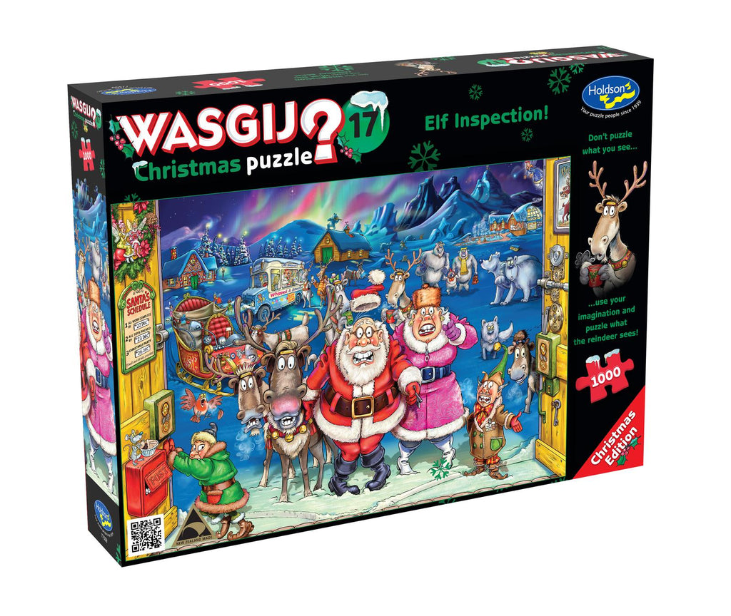 Wasgij? Christmas #17: Elf Inspection! (1000pc Jigsaw) Board Game
