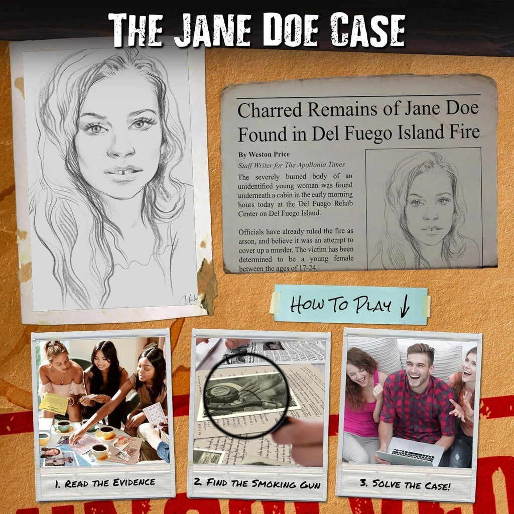 Unsolved Case Files: Jane Doe Board Game