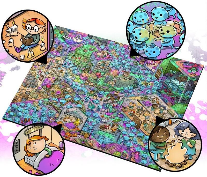 Vizzles: Zombies! Puzzle (1000pc Jigsaw) Board Game