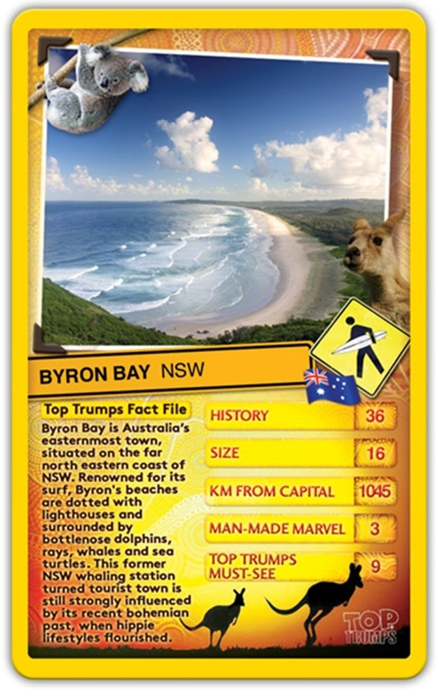 Top Trumps: Australia - Top 30 Things to See Board Game