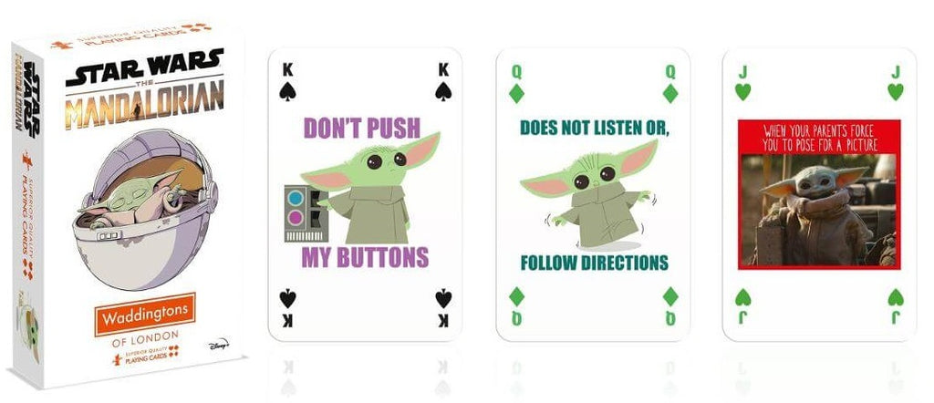 Star Wars: The Mandalorian - The Child Playing Cards Board Game