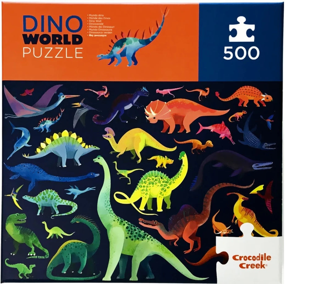 Crocodile Creek: Dino World Puzzle (500pc Jigsaw) Board Game
