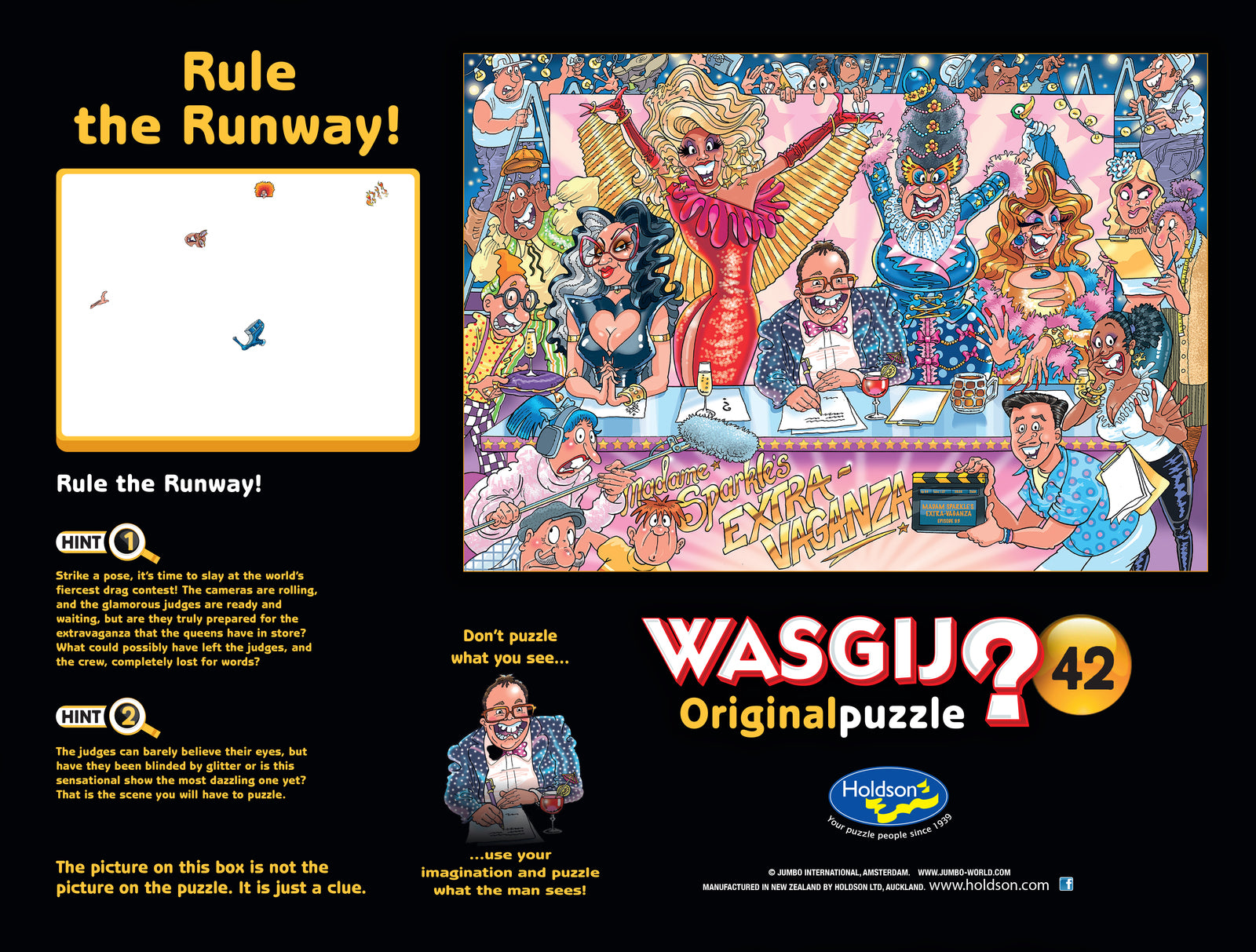 Wasgij? Original #42: Rule the Runway! (1000pc Jigsaw) – The Board