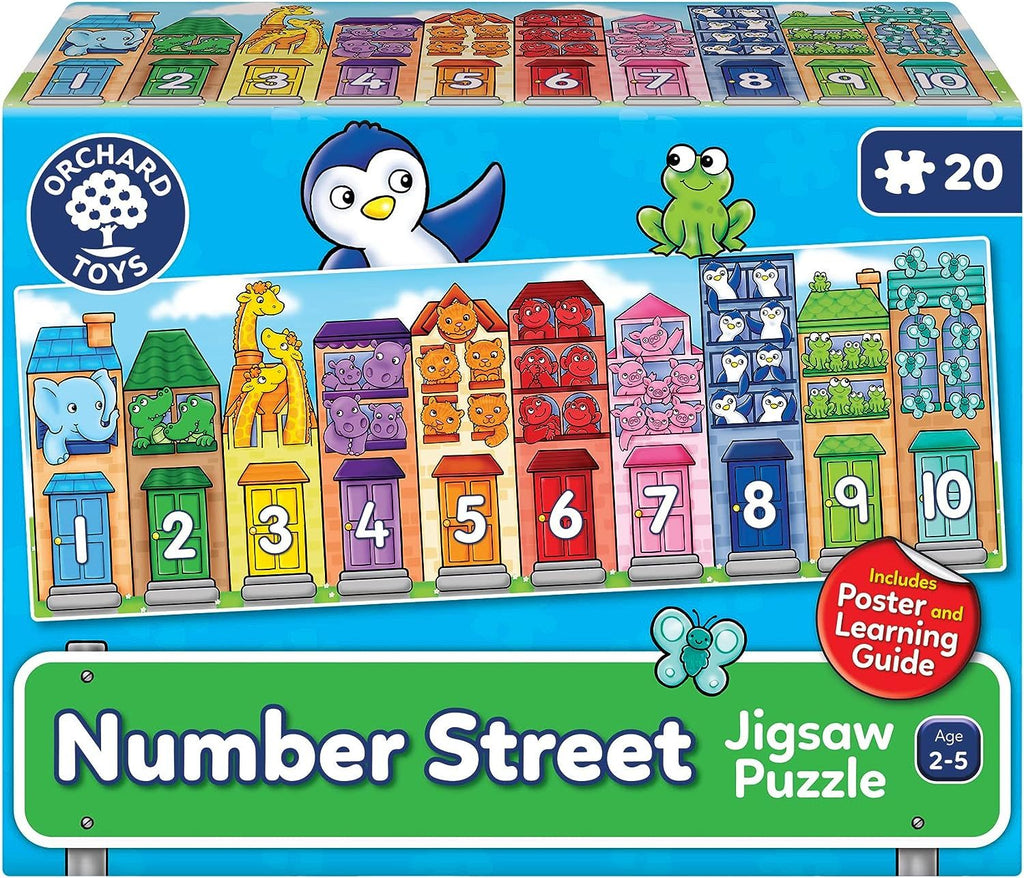 Orchard Toys: Number Street - Jigsaw Puzzle Set Board Game