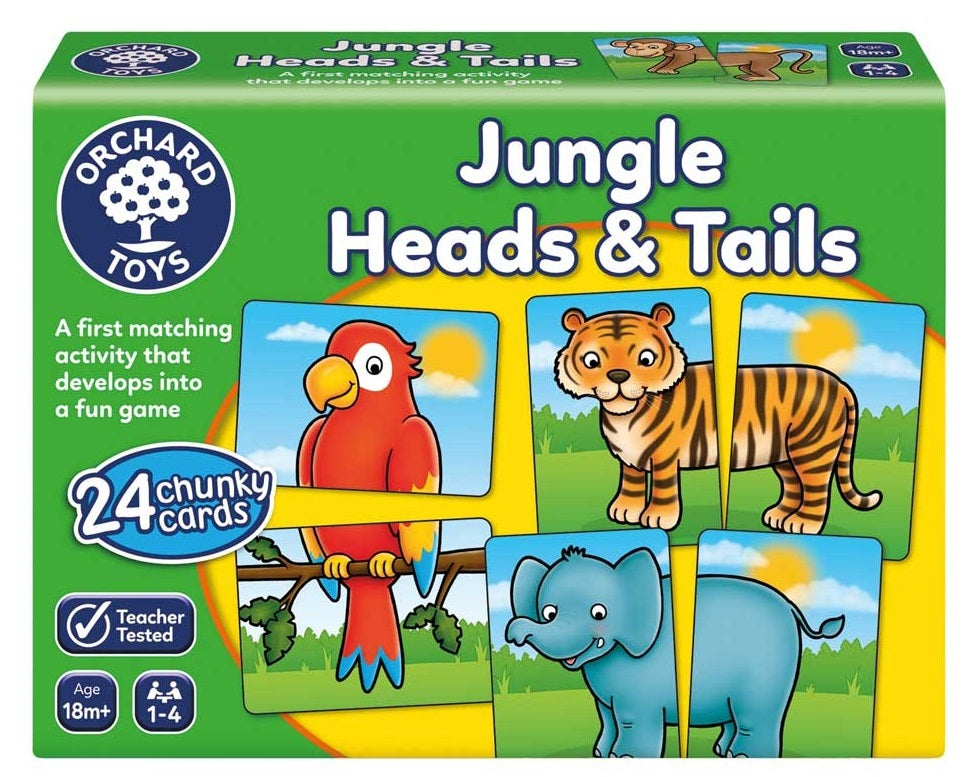 Orchard Toys: Jungle Heads & Tails - Children's Game