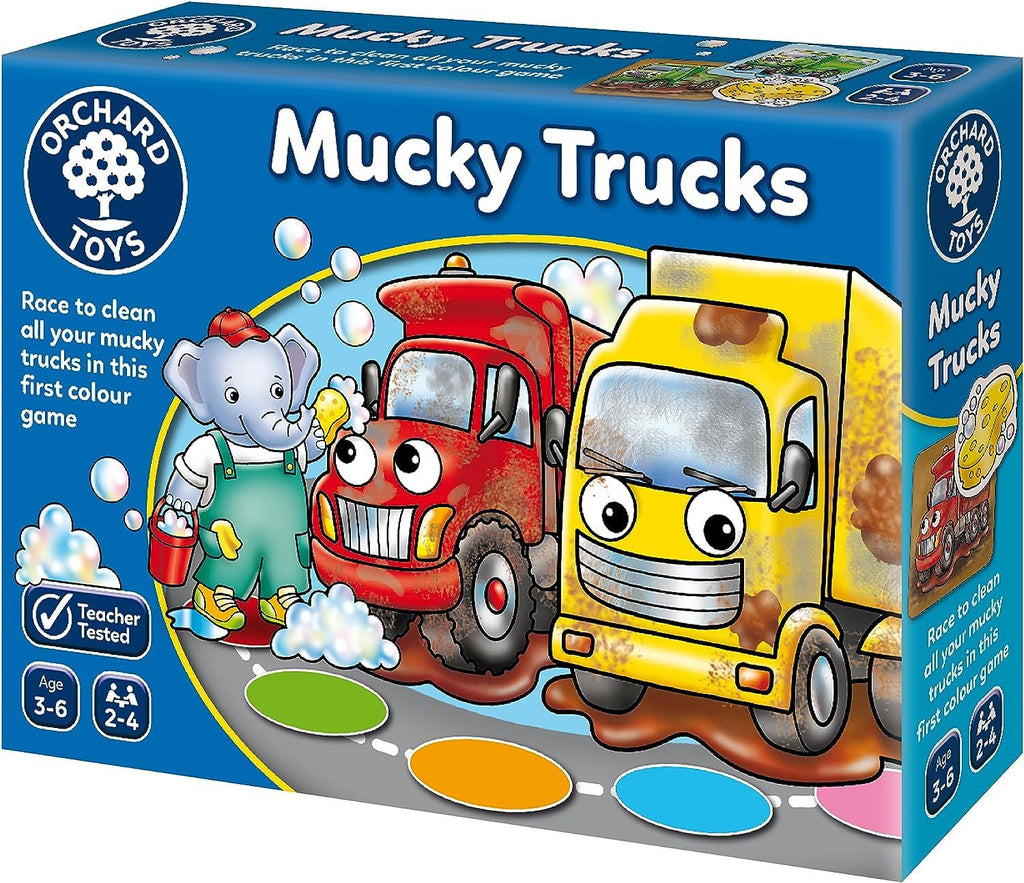 Orchard Toys: Board Game - Mucky Trucks