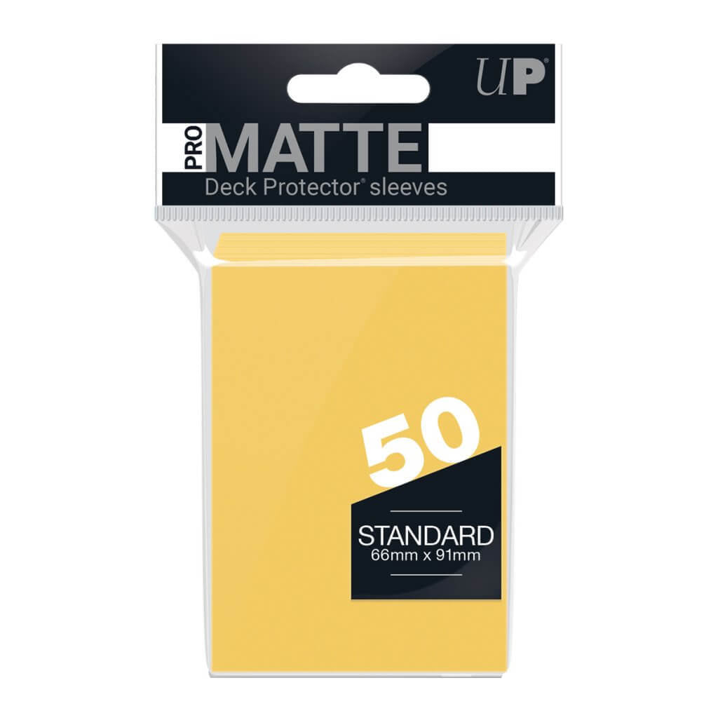 Ultra Pro Pro-Matte Standard Sleeves: Yellow (50)