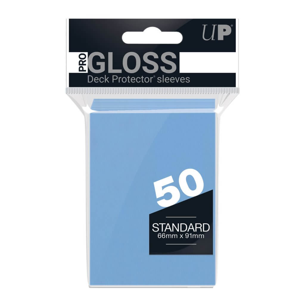 Ultra Pro Solid Deck Protectors: Light Blue (50)