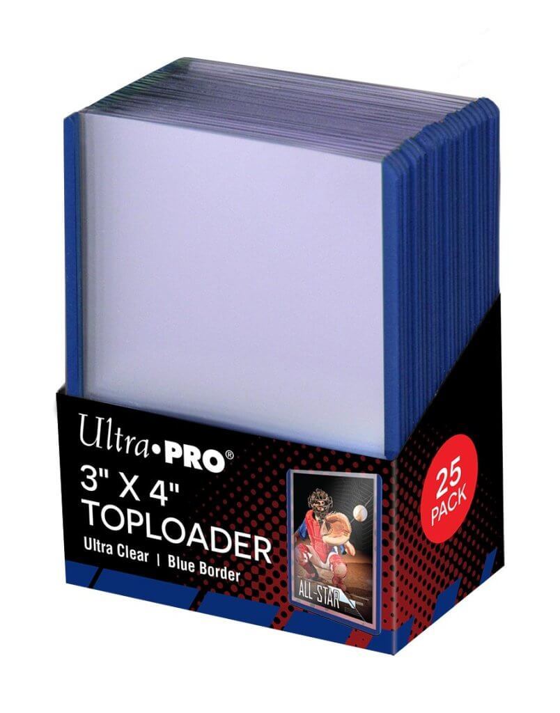 Ultra Pro: Toploaders - 3x4 Blue Border
