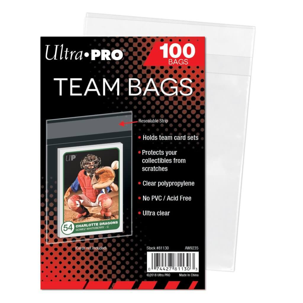 Ultra Pro: Card Sleeves, Team Bags - Resealable (100pcs)