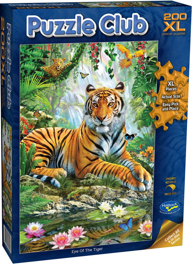 Holdson: Puzzle Club 200 XL Piece Jigsaw Puzzle - Eye of the Tiger Board Game