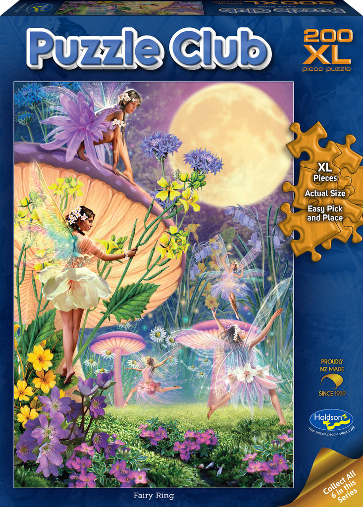 Holdson: Puzzle Club 200 XL Piece Jigsaw Puzzle - Fairy Ring Board Game