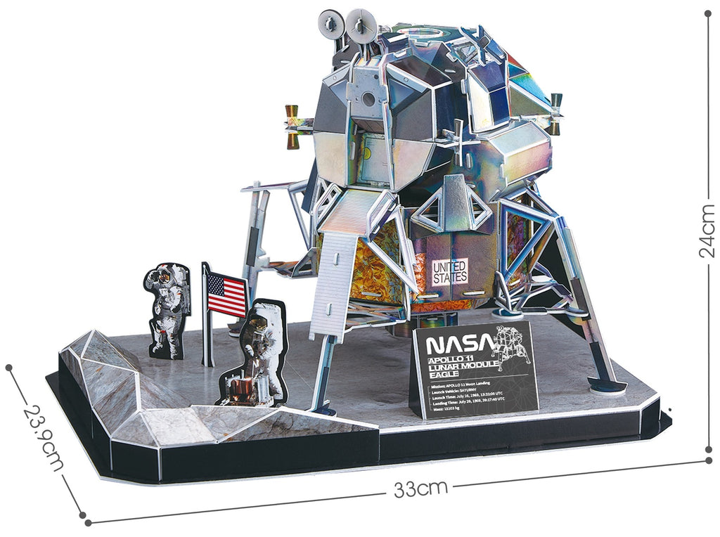 Cubic Fun: 3D NASA - Apollo 11 Lunar Module Eagle Board Game