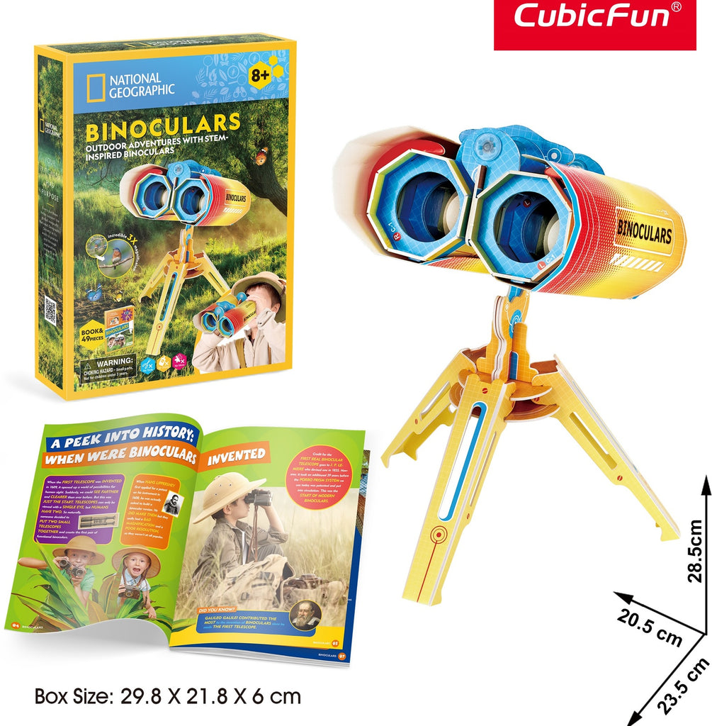 Cubic Fun: 3D National Geographic - Binoculars Board Game