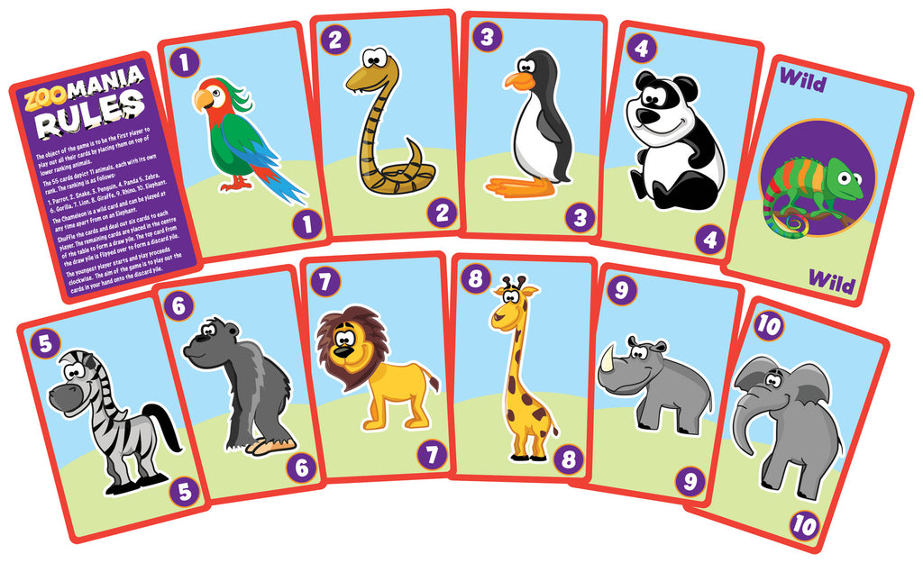 Cheatwell: Zoo Mania Card Game