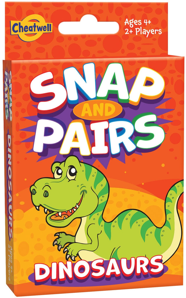 Cheatwell: Snap and Pairs Dinosaurs Card Games