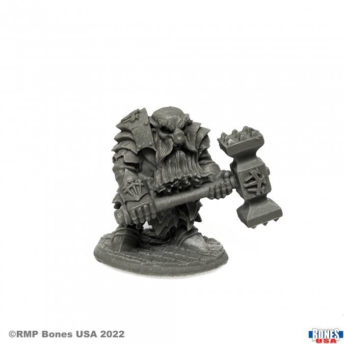 Reaper: Bones USA - Dark Dwarf Pounder