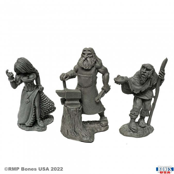 Reaper: Bones USA - Townsfolk (Strumpet, Blacksmith, Beggar)