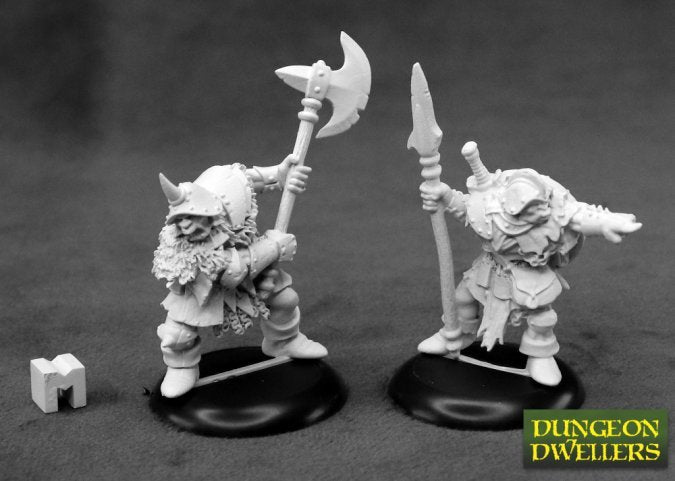 Reaper: Dungeon Dwellers - Orcs of the Ragged Wound Leaders (2)