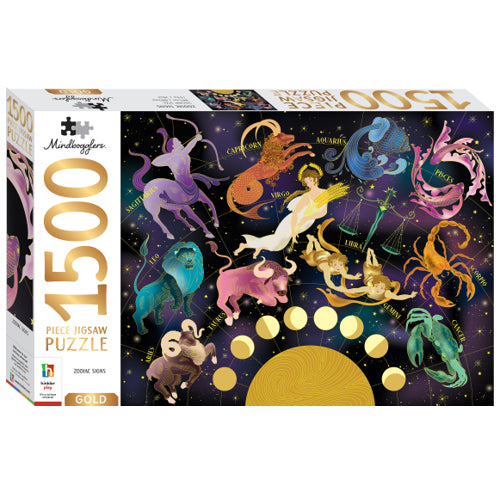 Mindbogglers Gold: Astrology (1500pc Jigsaw) Board Game