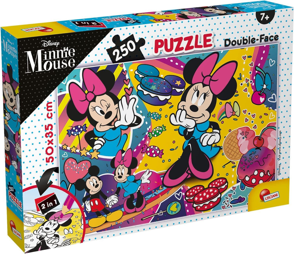 Disney: Minnie Mouse Double Sided Puzzle (250pc Jigsaw) Board Game