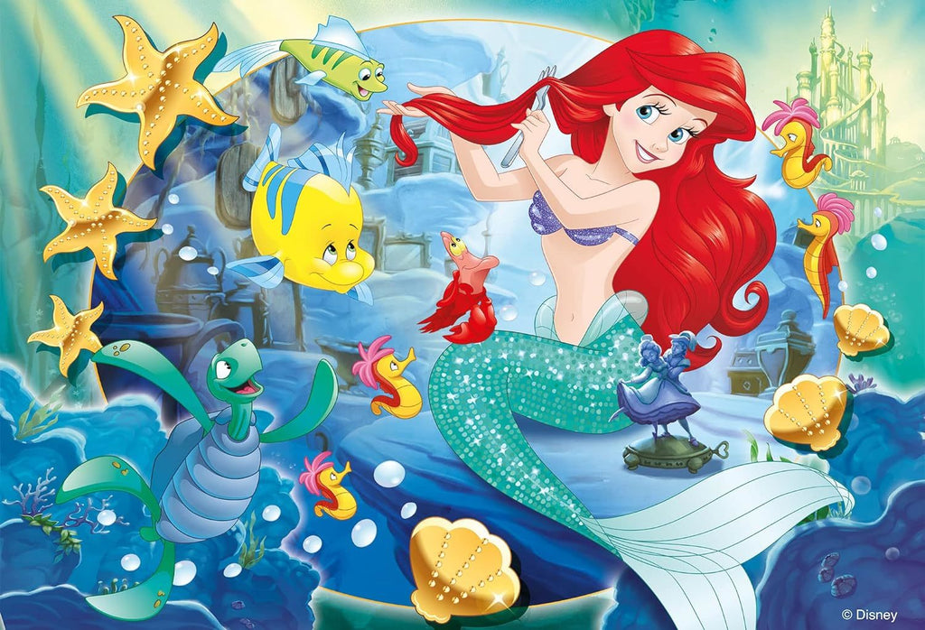 Disney: The Little Mermaid Double Sided Puzzle (250pc Jigsaw) Board Game