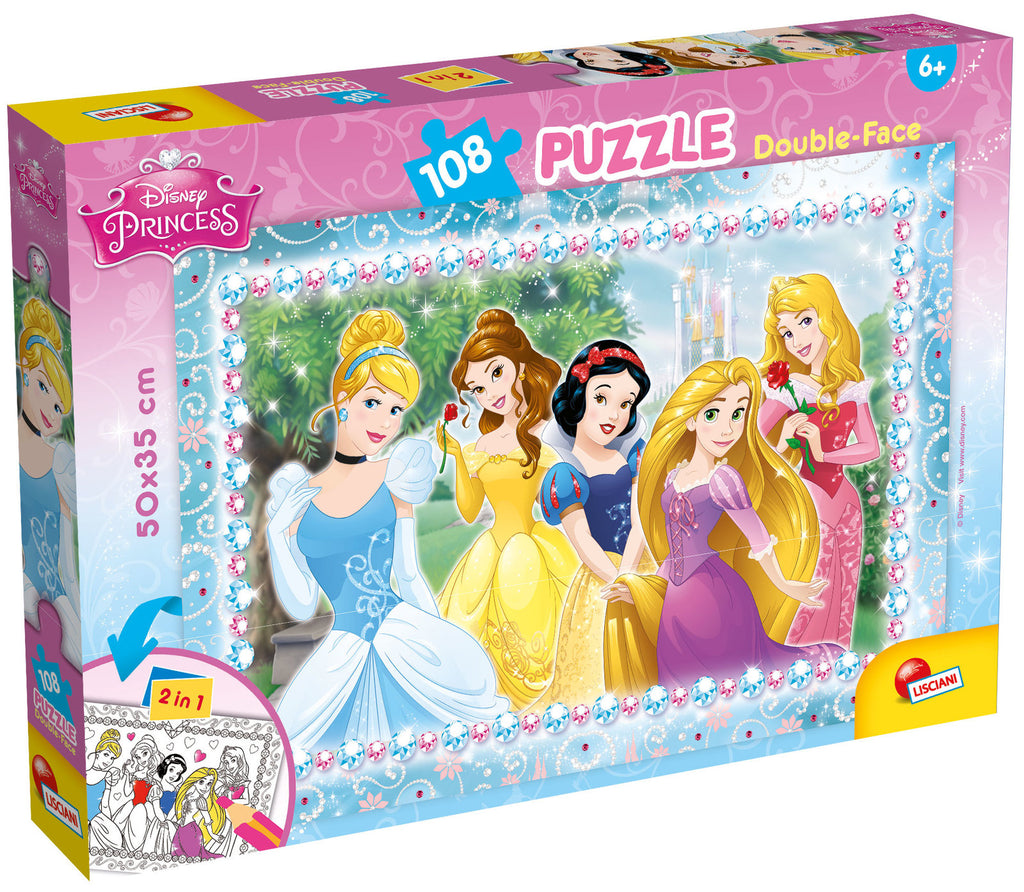 Disney: Princess Garden Double Sided Puzzle (108pc Jigsaw) Board Game