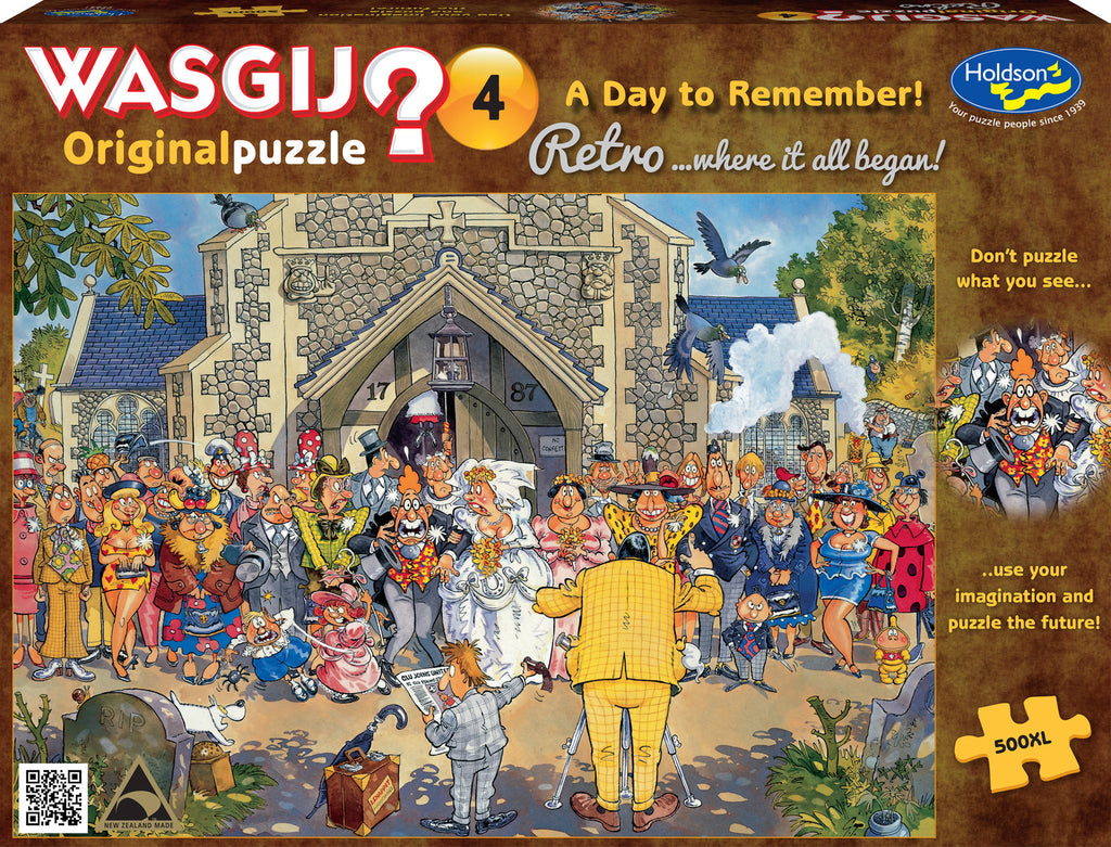 Retro Wasgij? Original #4: A Day to Remember! (500pc Jigsaw) Board Game