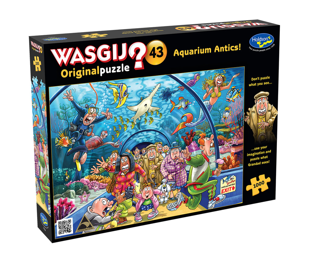 Wasgij? Original #43: Aquarium Antics! (1000pc Jigsaw) Board Game