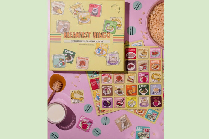 Journey Of Something: Breakfast Bingo Board Game