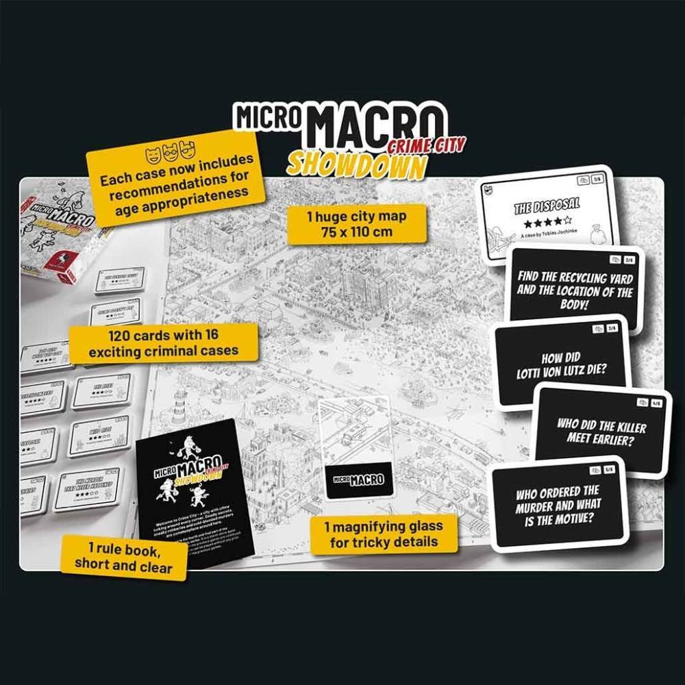MicroMacro: Crime City Showdown Board Game