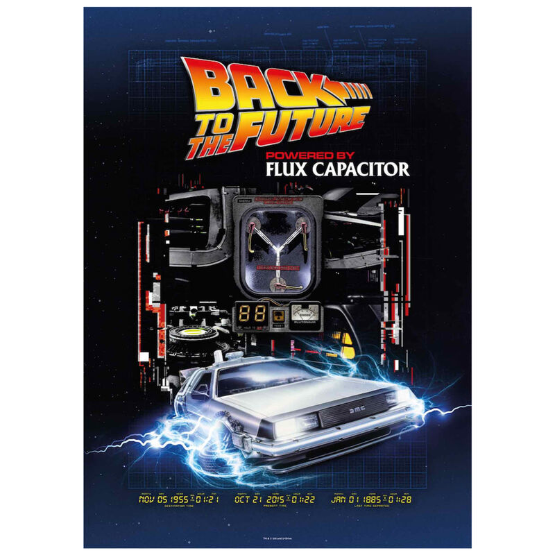 SD Toys: Back to the Future - Powered by Flux Capacitor Puzzle (1000pc Jigsaw) Board Game
