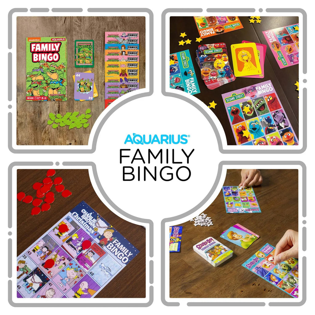 Aquarius: TMNT - Family Bingo Board Game