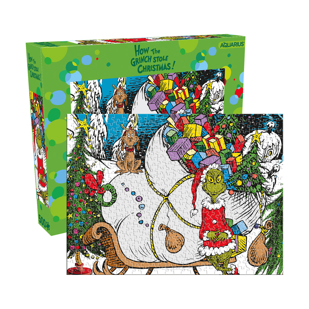 Aquarius: The Grinch - Sleigh (500pc Jigsaw) Board Game