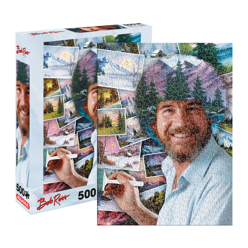 Aquarius: Bob Ross - Afro (500pc Jigsaw) Board Game