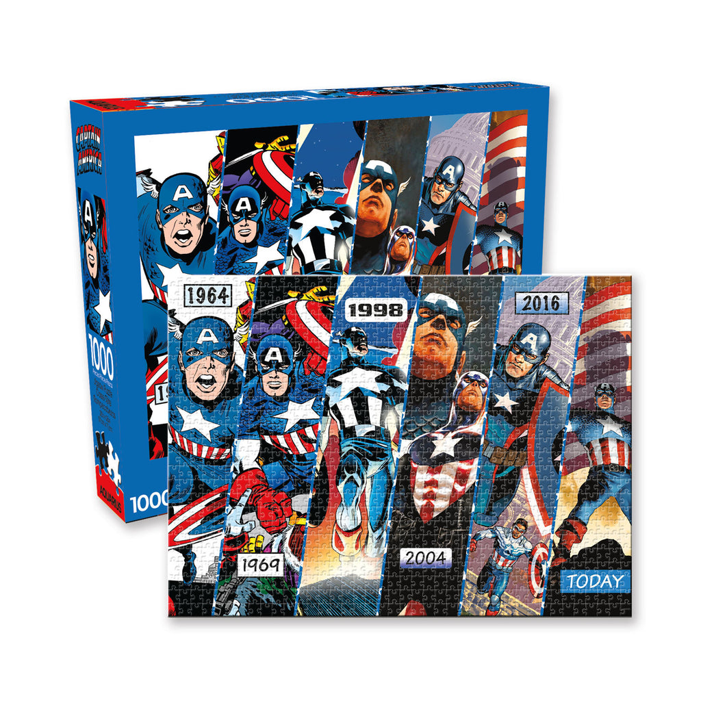 Aquarius: Marvel - Captain America Timeline (1000pc Jigsaw) Board Game