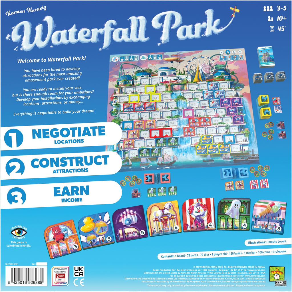 Waterfall Park Board Game