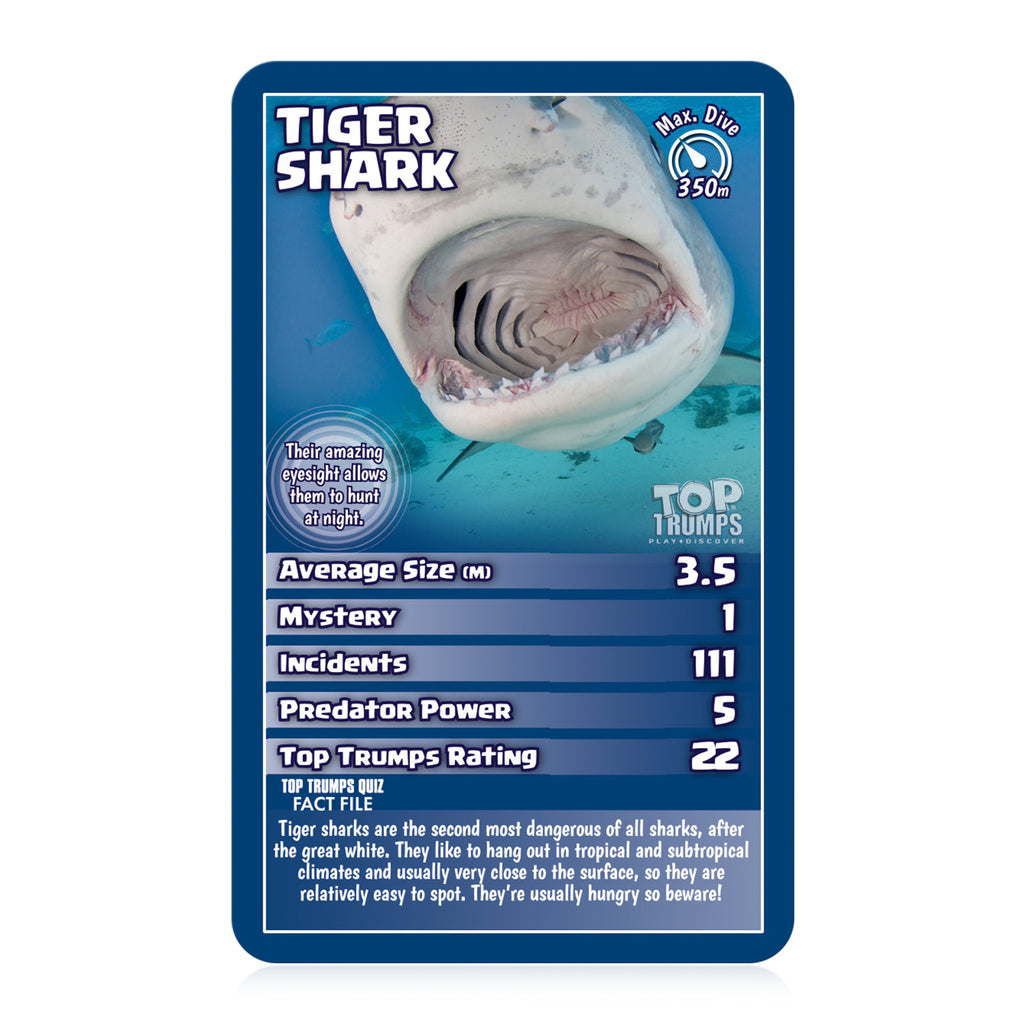 Top Trumps: Sharks Board Game