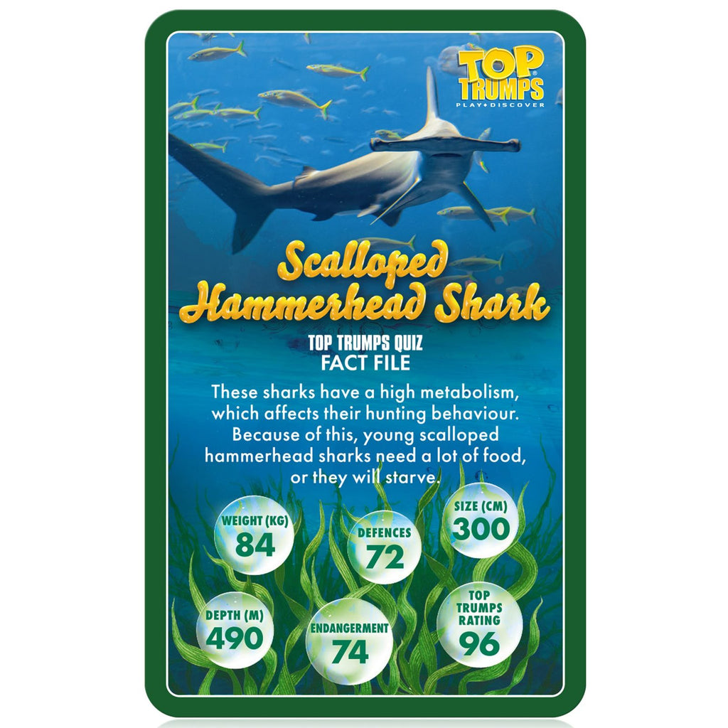 Top Trumps: Sea Life in Danger Board Game