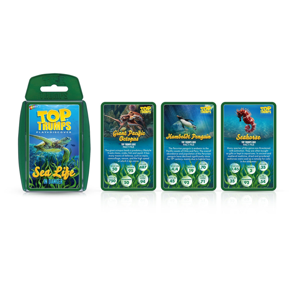 Top Trumps: Sea Life in Danger Board Game