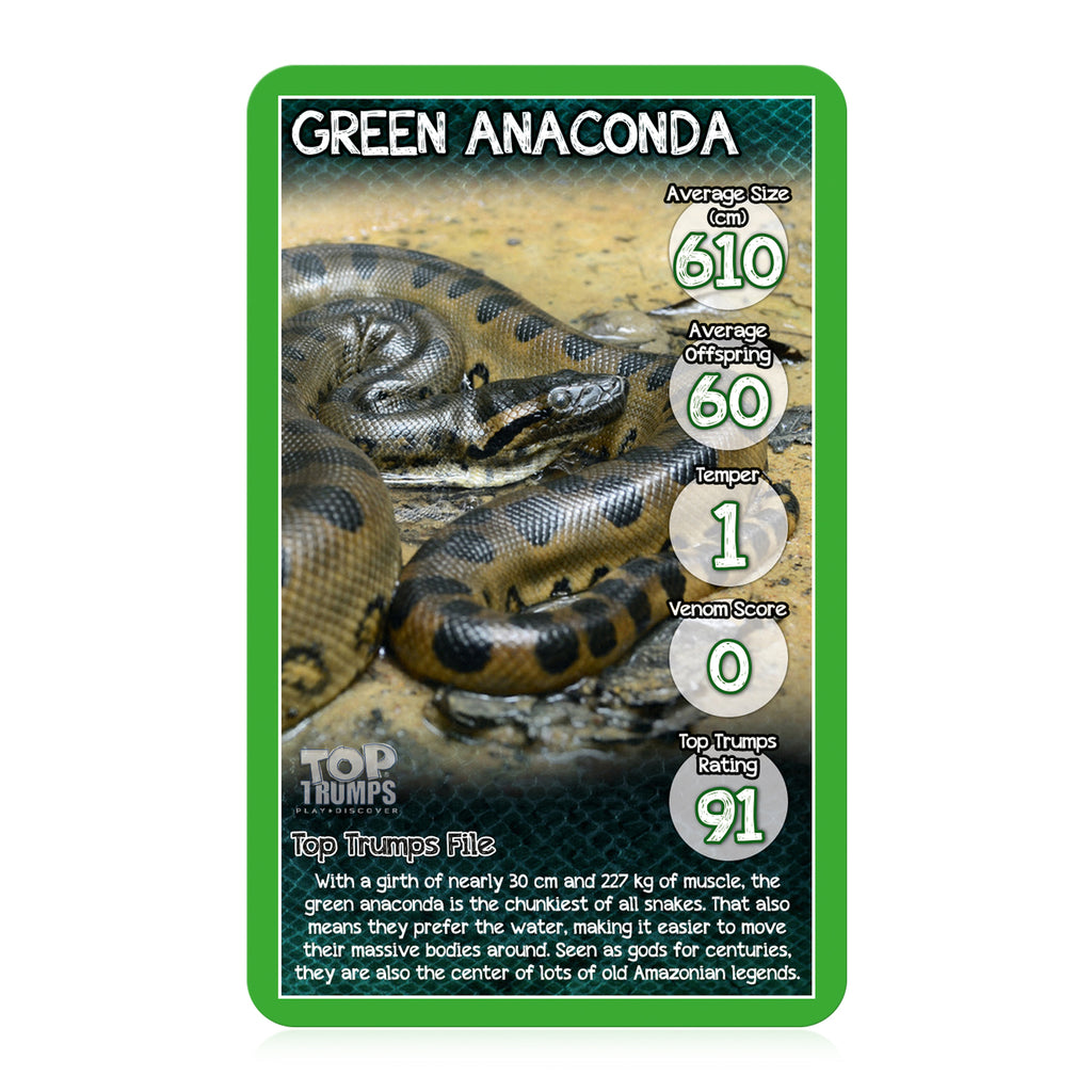 Top Trumps: Snakes Board Game