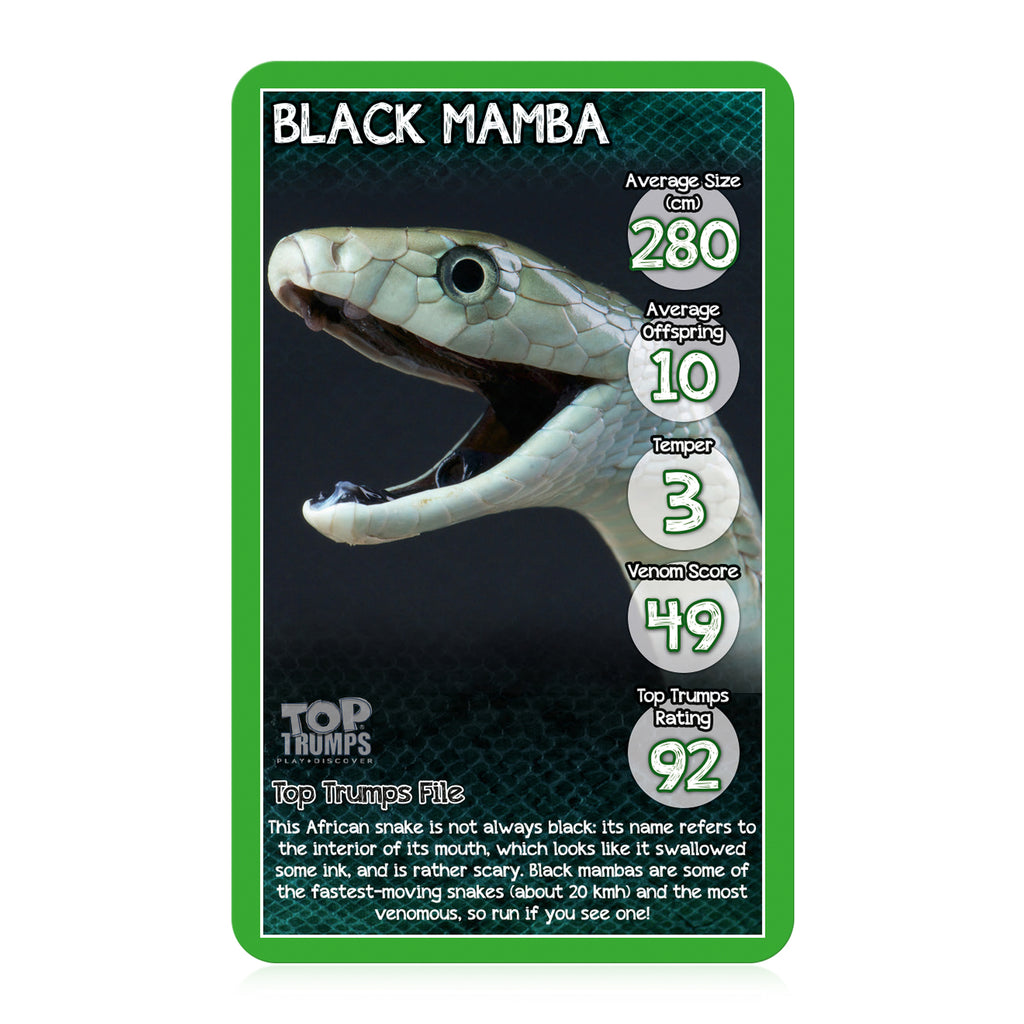 Top Trumps: Snakes Board Game