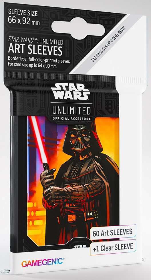 Gamegenic: Star Wars Unlimited - Art Sleeves (Darth Vader)