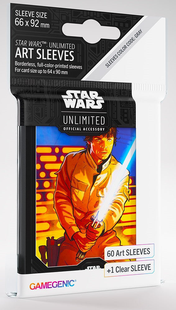 Gamegenic: Star Wars Unlimited - Art Sleeves (Luke Skywalker)