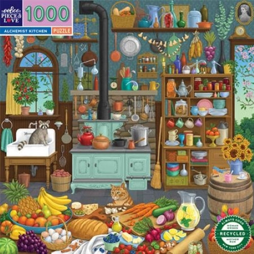 eeBoo: Alchemists Kitchen - Square Puzzle (1000pc Jigsaw) Board Game