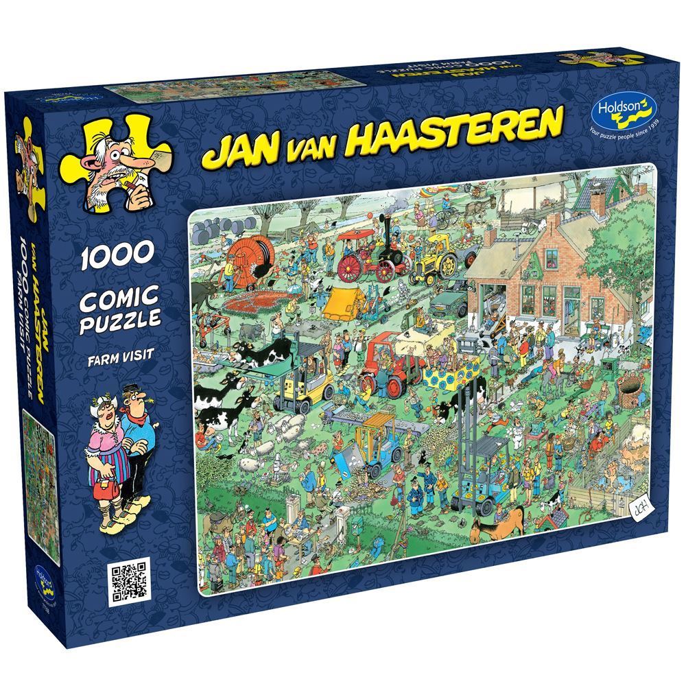 Jan van Haasteren: Farm Visit (1000pc Jigsaw) Board Game